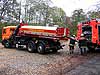 Mit dem AB Wasser von F25 kamen 8000 Liter Wasser an die Einsatzstelle.