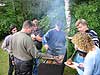 Es wurde gemeinsam gegrillt ...