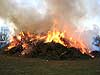 Das Osterfeuer brennt ...